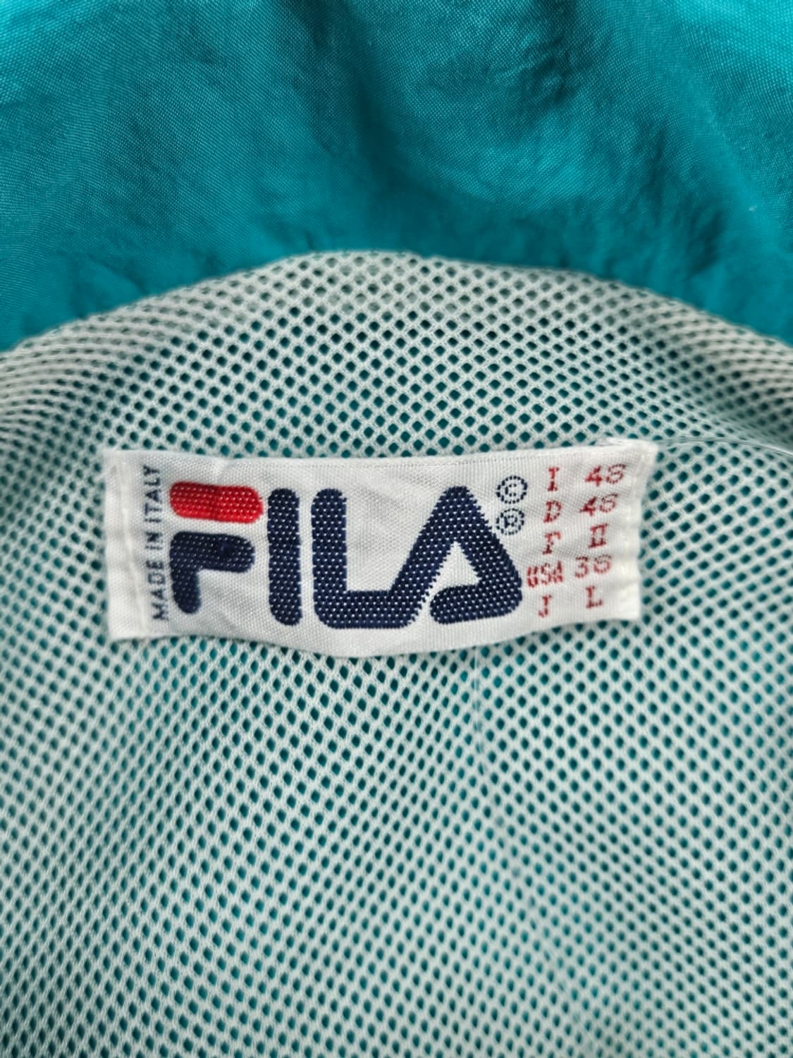 7~80's ITALY FILA 올드스쿨 바람막이 자켓 (L)/11604 상품이미지7