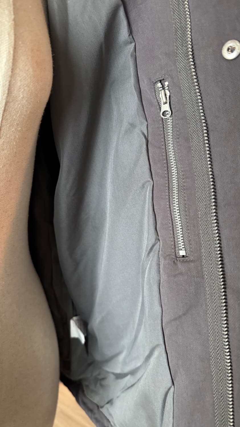 오로 oro 라퍼지포우먼 야상 자켓 오버핏 필드 숏 자켓  (그레이) 상품이미지5