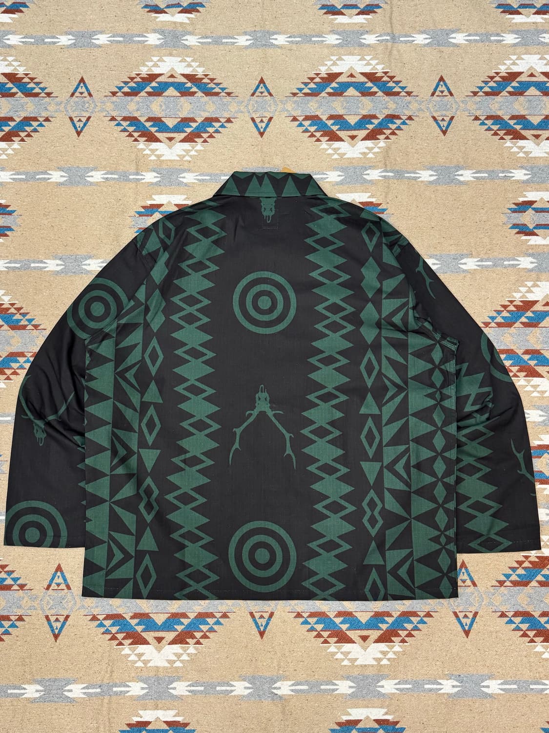 [M][100] 남이서팔 립스탑 헌팅 자켓 블랙  상품이미지5