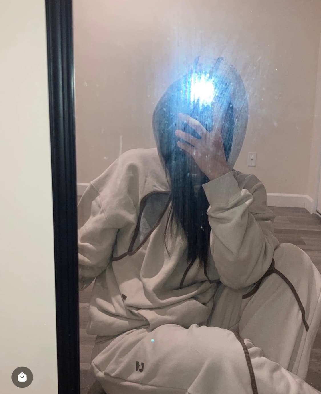 [E3ST]이쓰리에스티 스포터 스트링 절개 후드티 상품이미지1