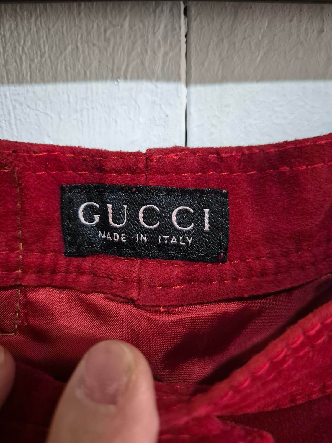 구찌 스웨이드 스커트 상품이미지4