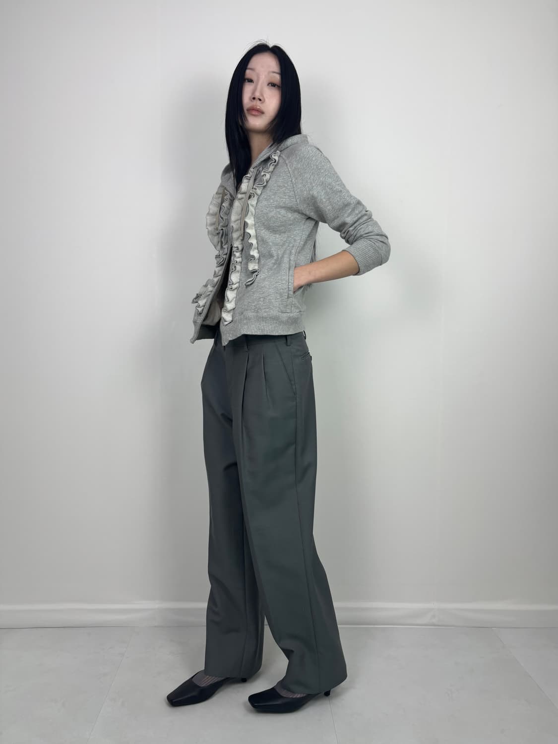 DAKS JADE GARY SLACKS 상품이미지3