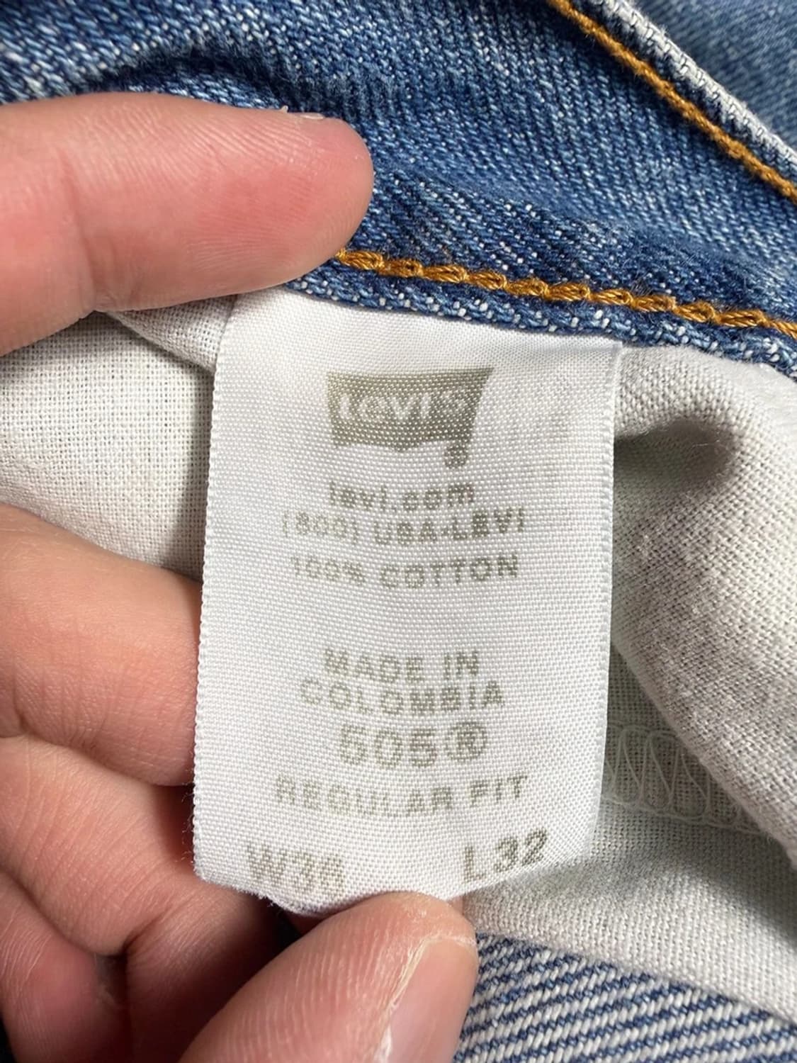 리바이스 505 00's 레귤러핏 스트레이트 데님 팬츠 R2244 상품이미지8