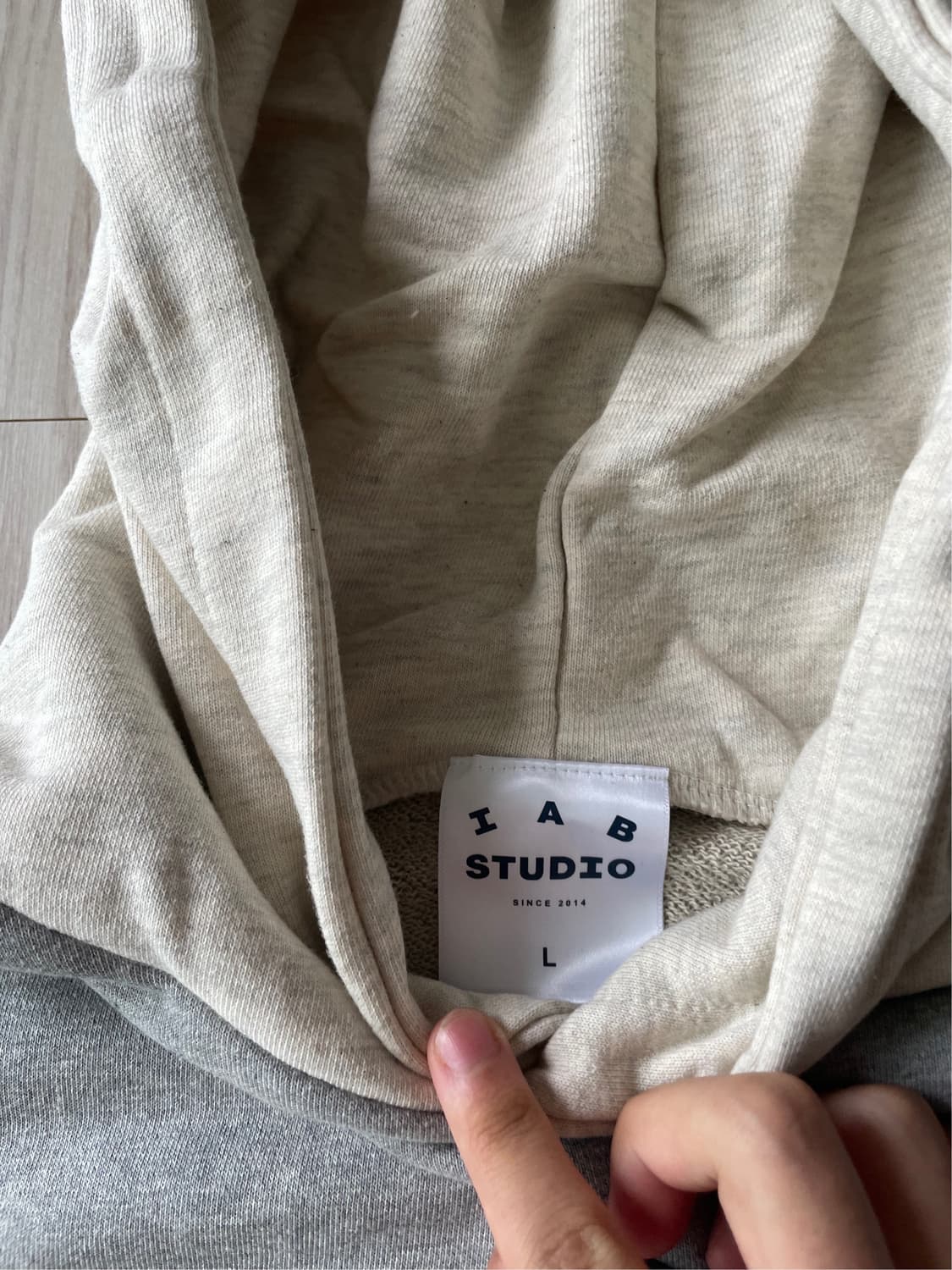 [새상품] 아이앱 스튜디오 후드 듀얼 그레이 상품이미지7