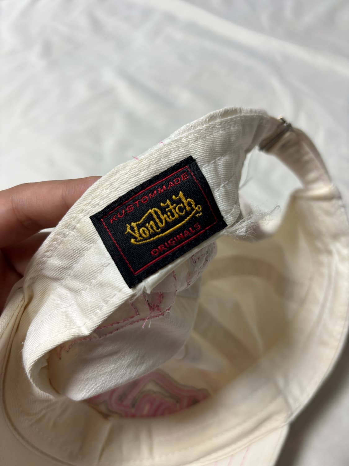Von Dutch vintage white cap 상품이미지5