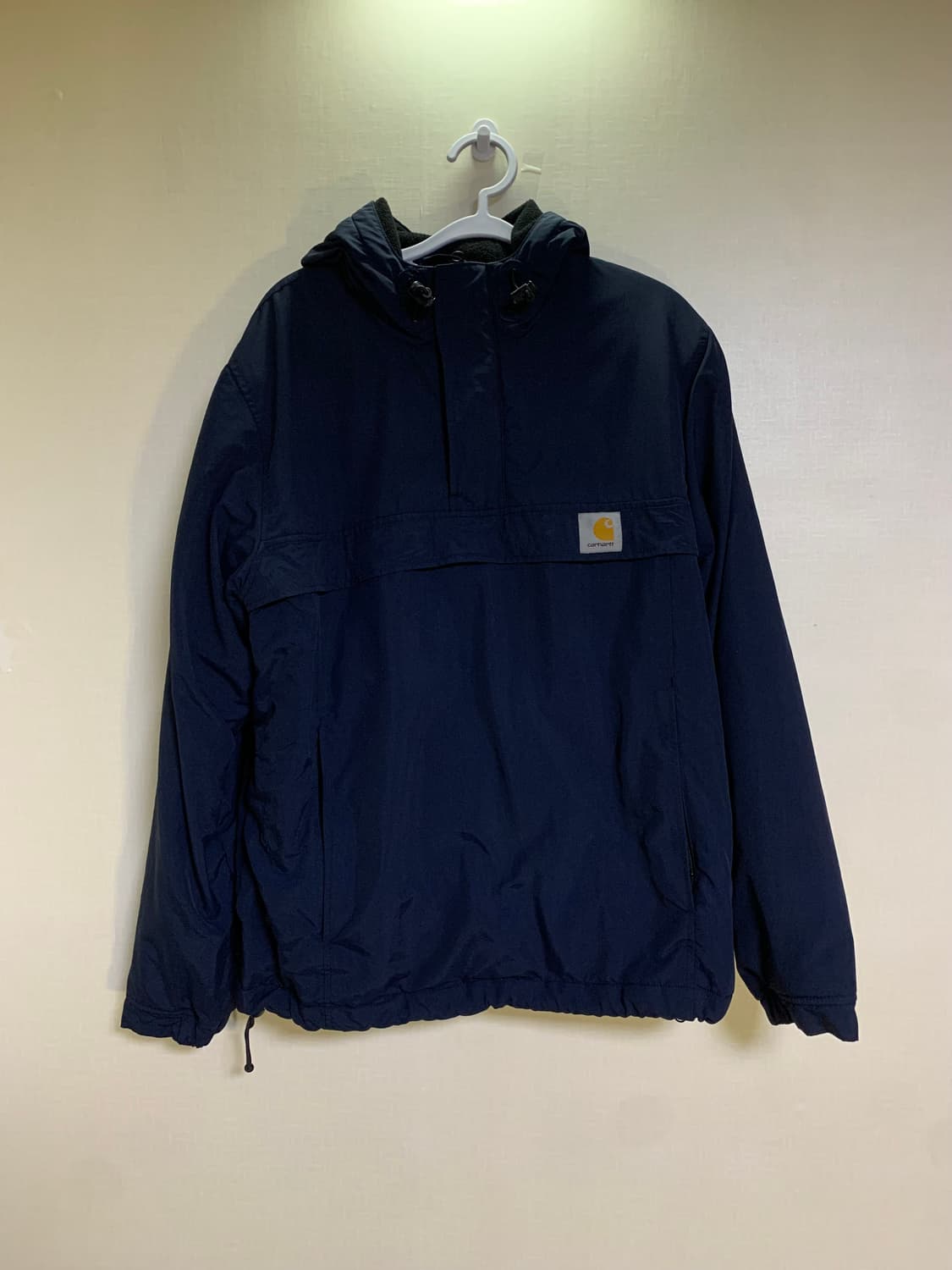 칼하트 네이비 아노락 후드 기모 바람막이 상품이미지2