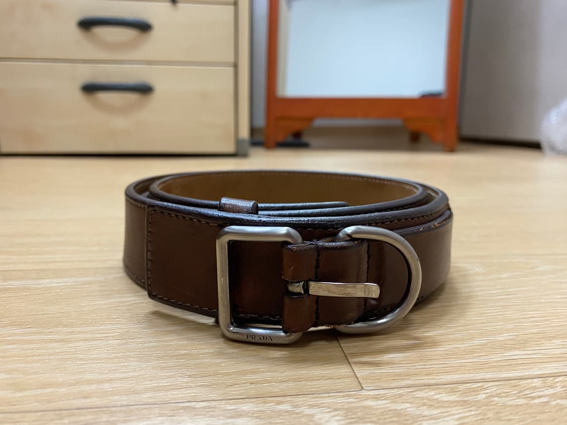 프라다 브라운 벨트  상품이미지1