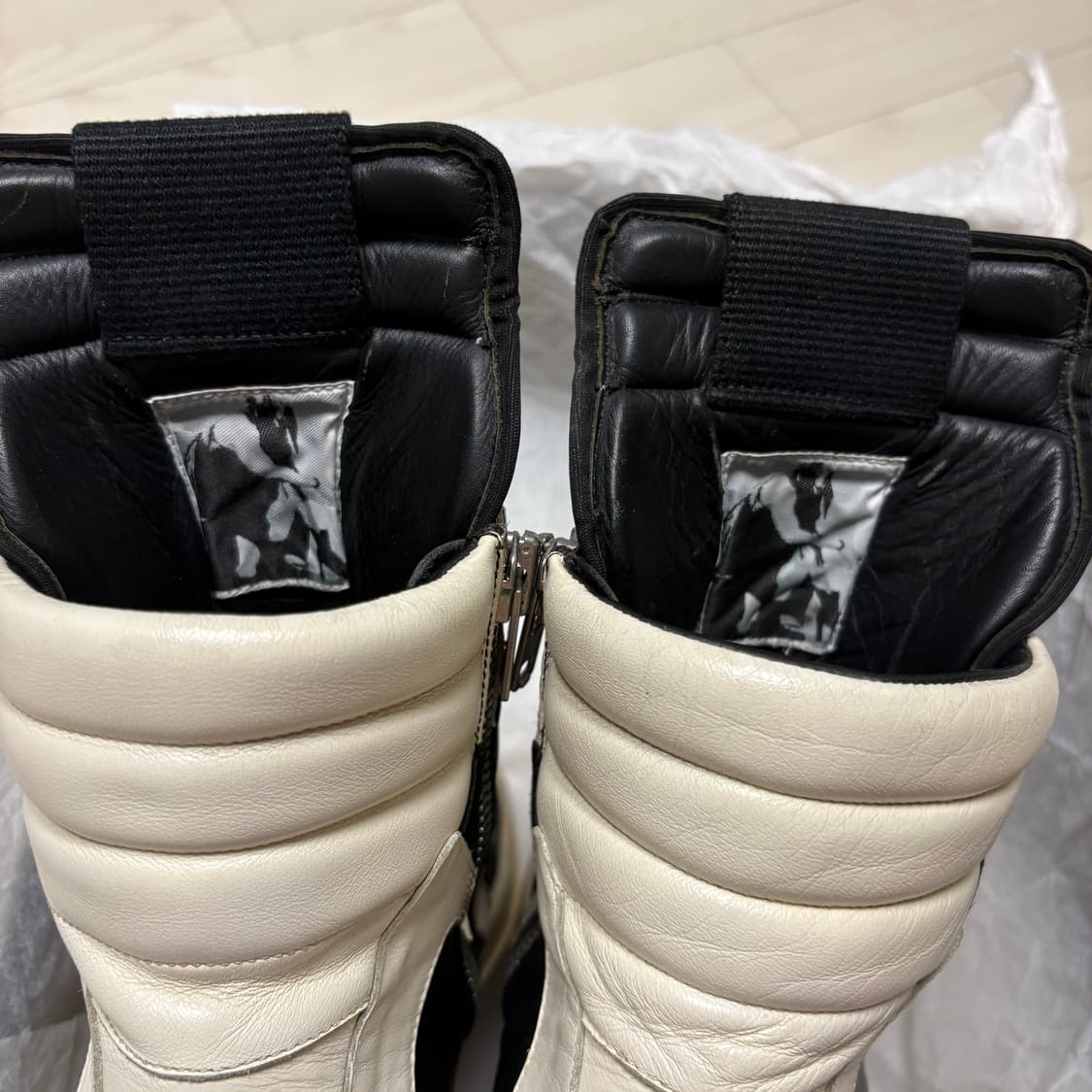 릭오웬스 지오바스켓 블랙 화이트 41 상품이미지6