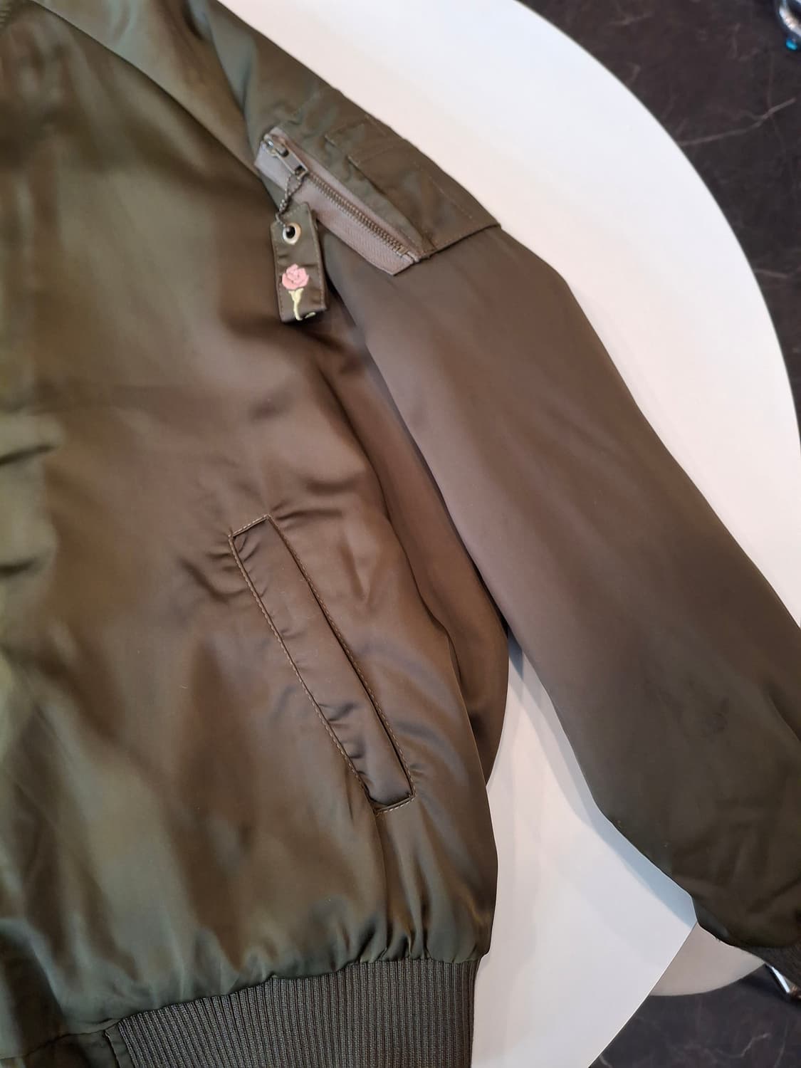 (마지막특가) 카키 봄버 일본자켓 상품이미지5