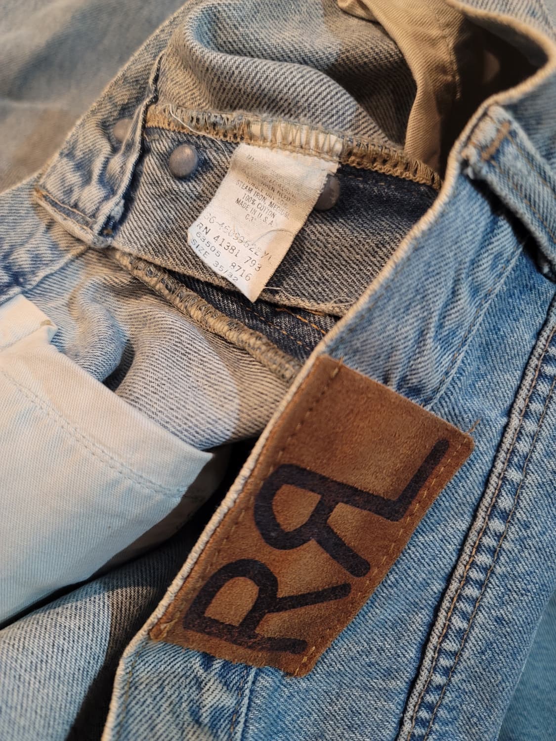 더블알엘 와이드 데님팬츠  상품이미지4