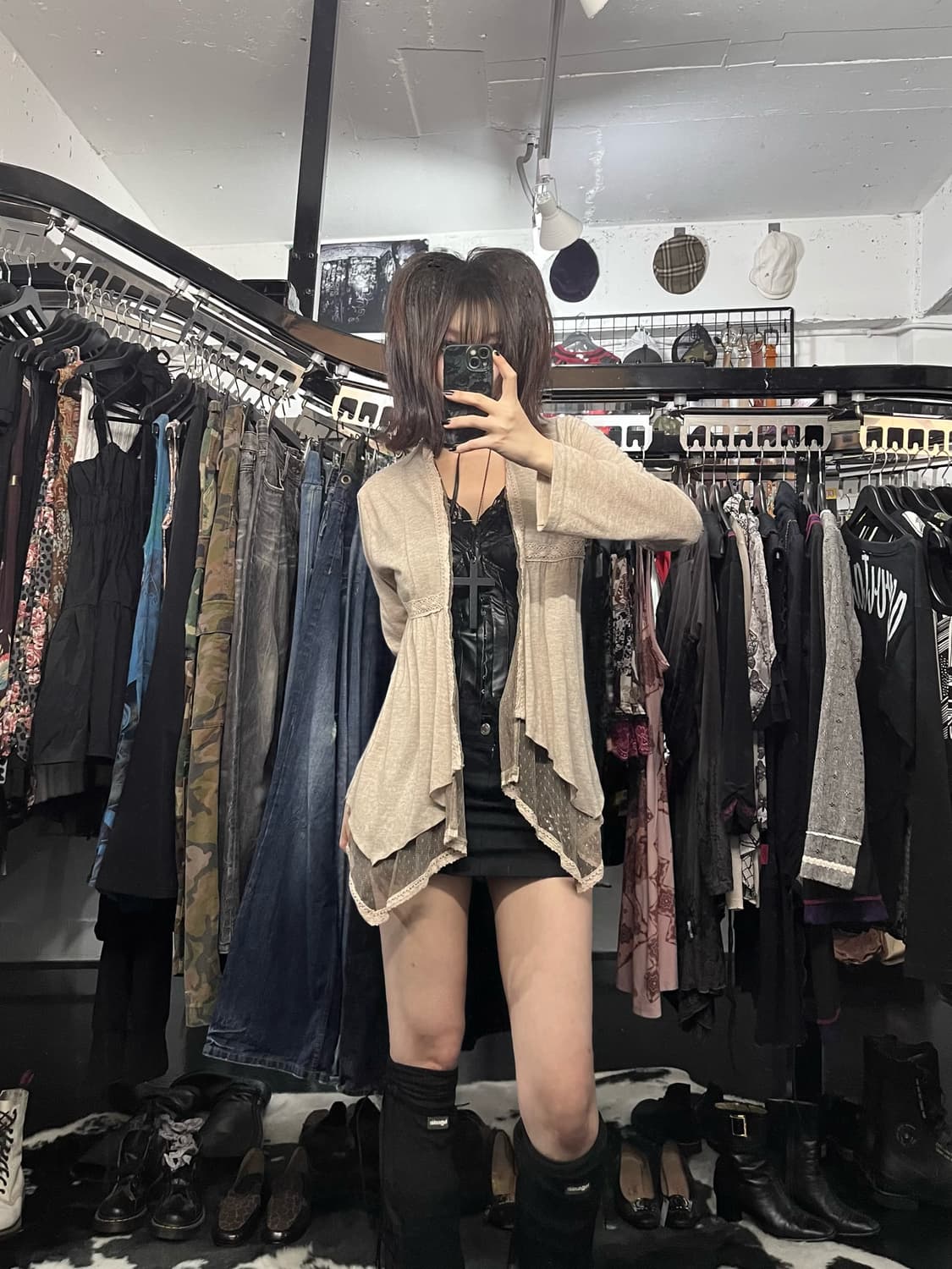 페어리 도트 포인트 가디건 상품이미지1