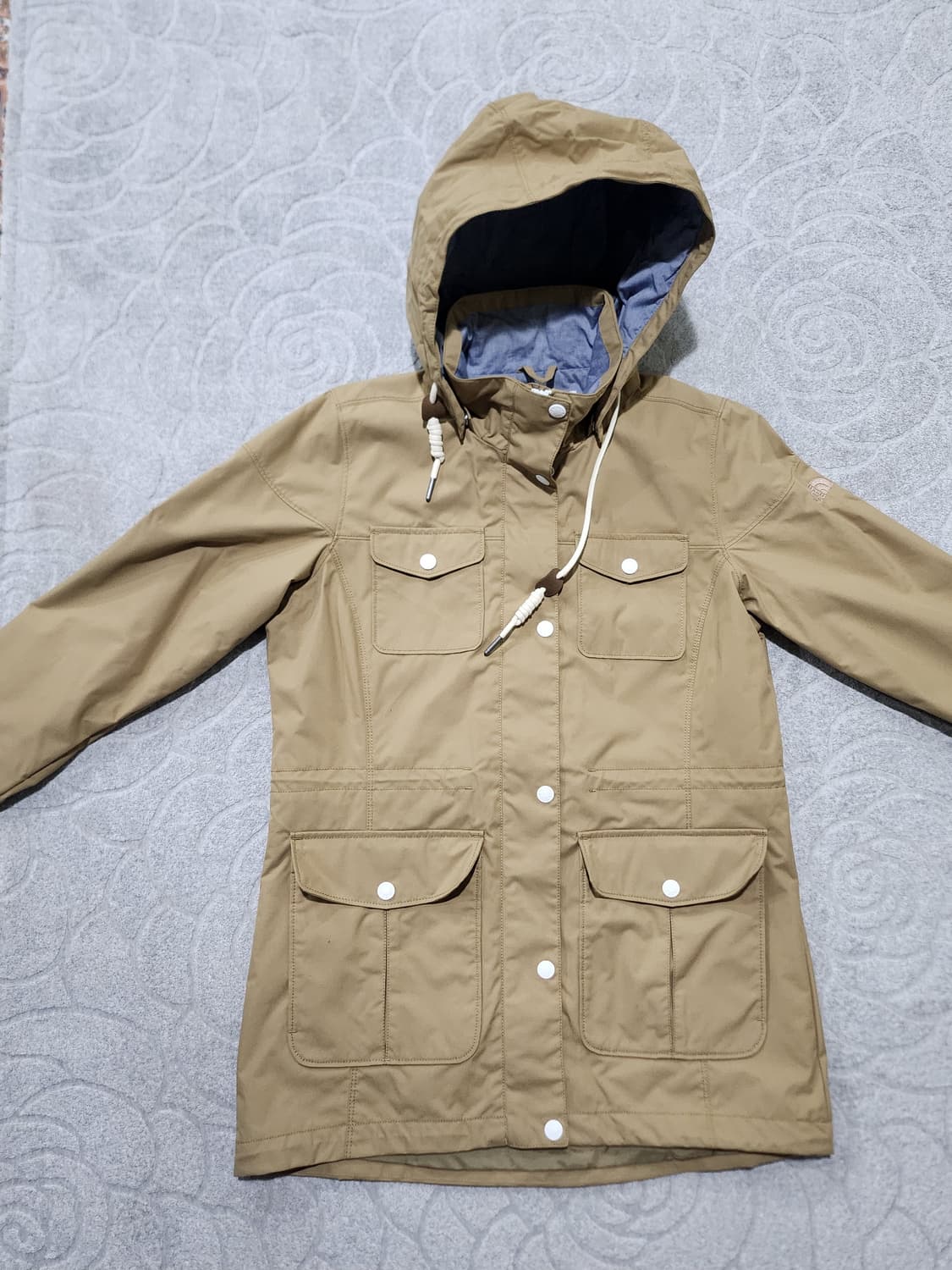 노스페이스 베이지 후드 자켓 상품이미지1