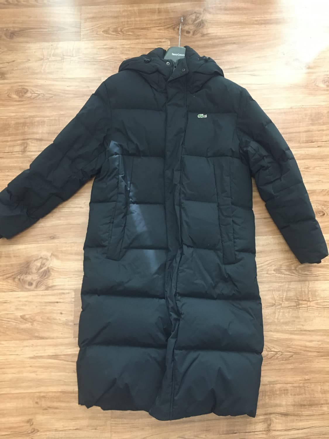 라코스테 롱패딩 블랙 상품이미지1