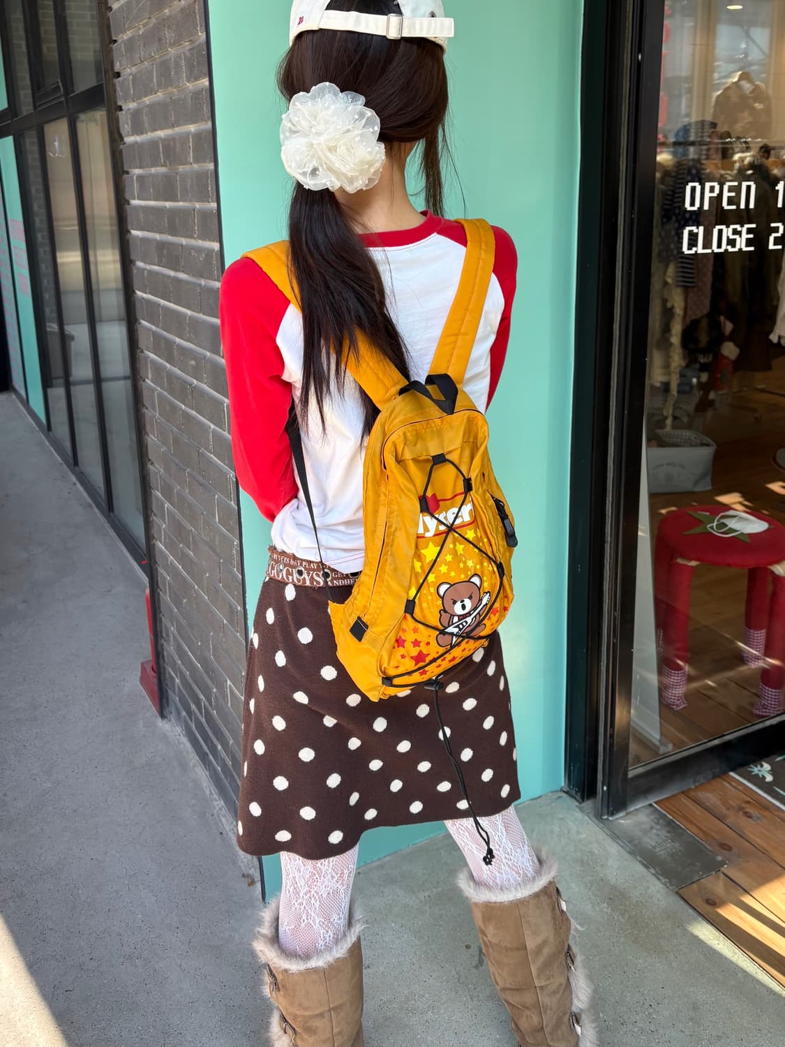 히스테릭글래머 퍽베어 백팩 상품이미지2