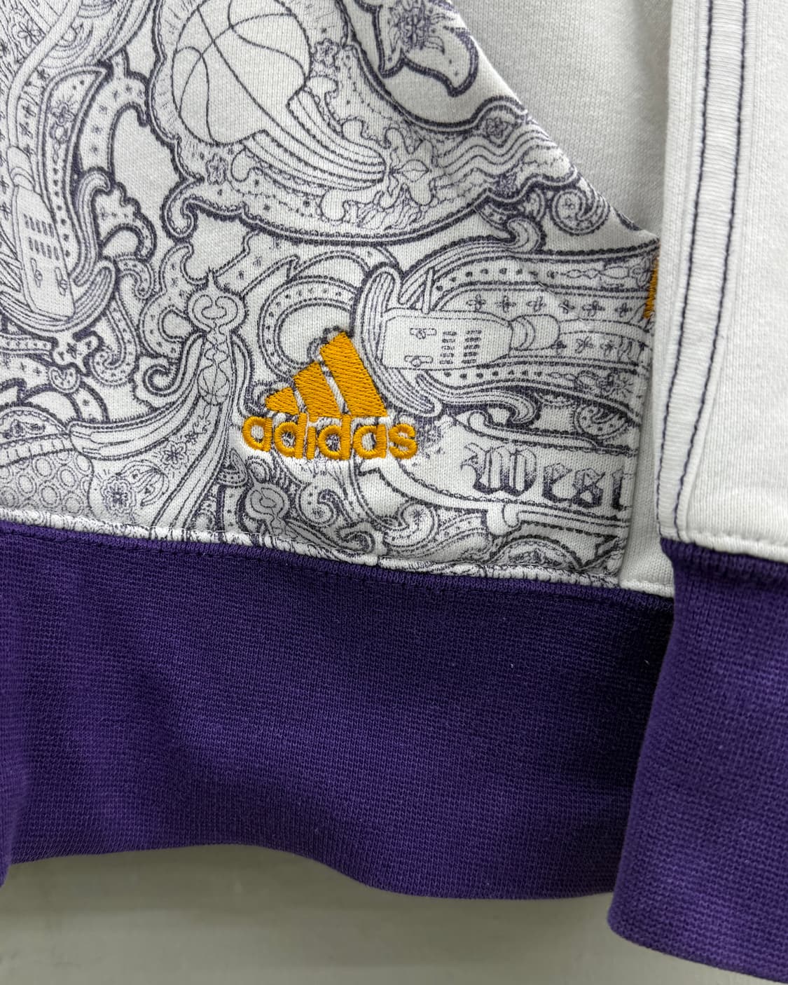 아디다스 LA Lakers 스웻 후드집업 상품이미지3