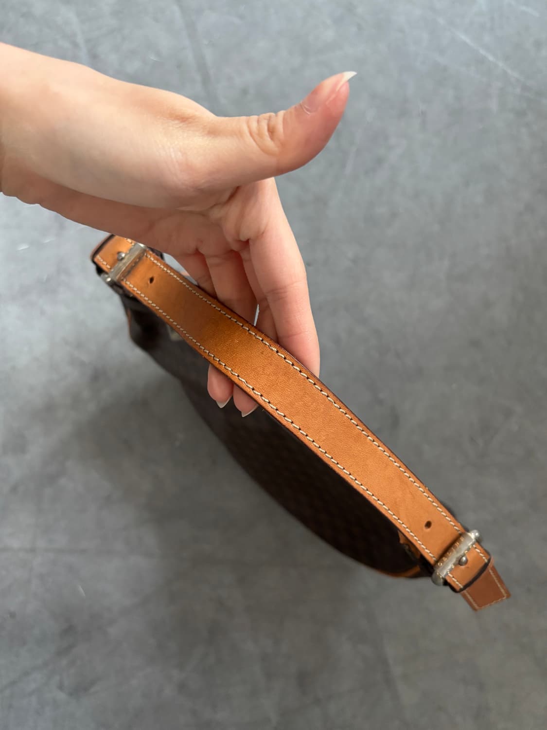 Celine 셀린느 트리오페 브라운 마카담 백 상품이미지6