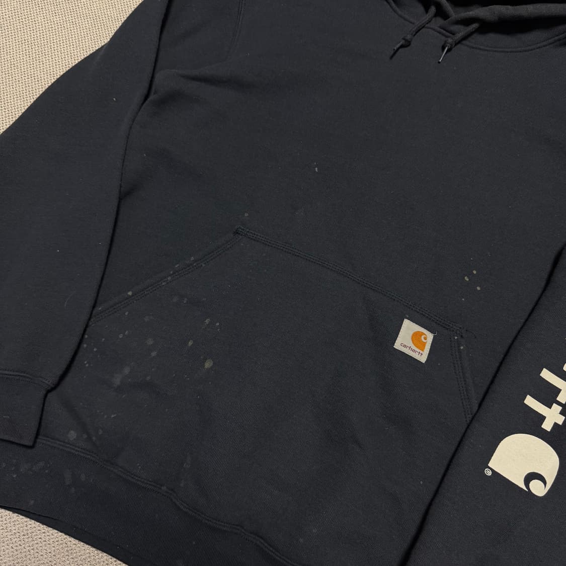 칼하트 사이드로고 오리지널 핏 후드티 상품이미지2