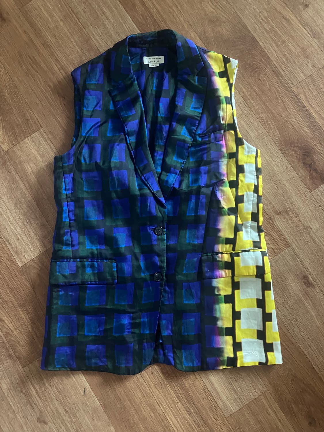 Dries van noten len lye 슬리브리스 자켓 상품이미지1
