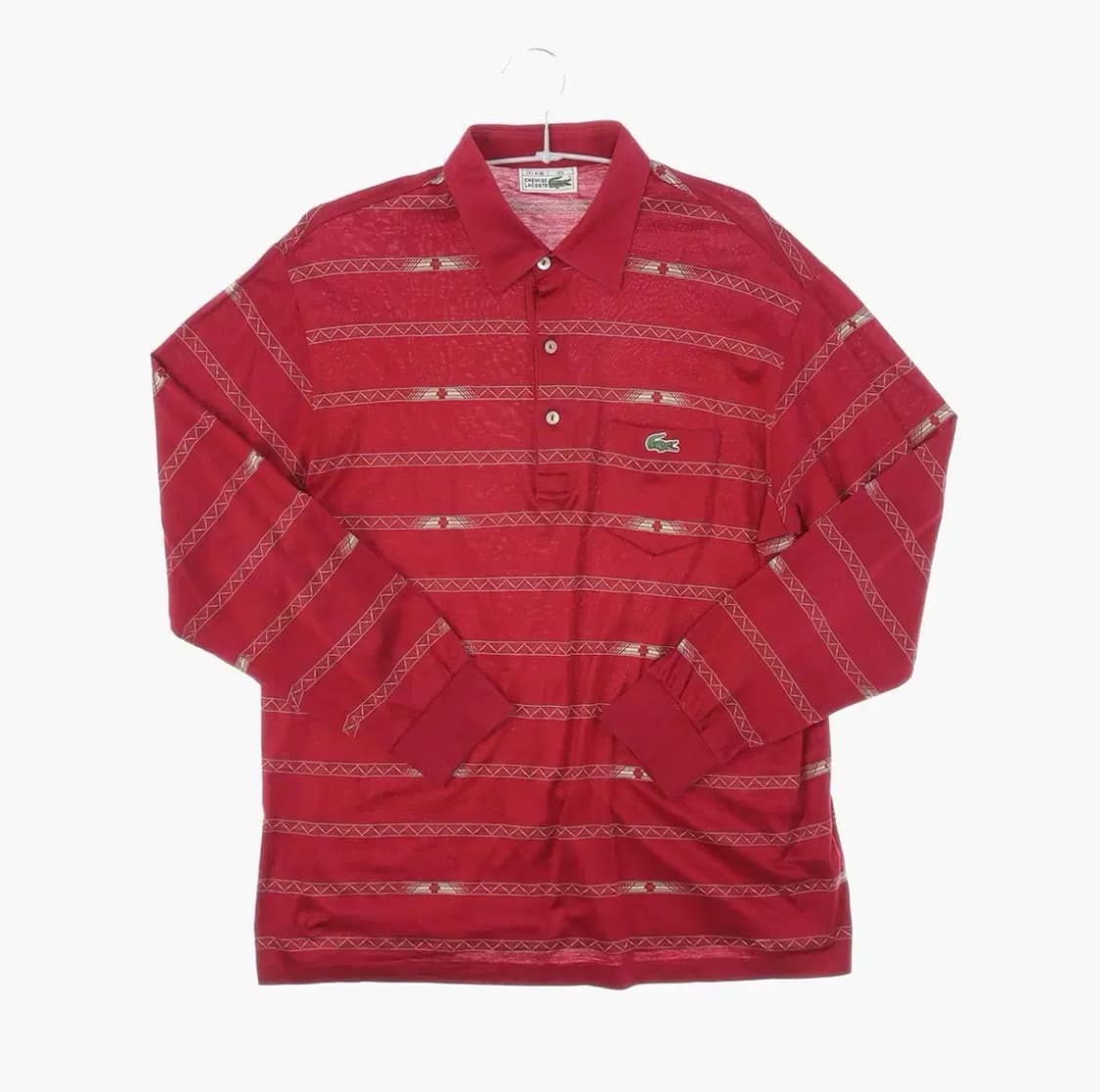 90s 빈티지 라코스테 롱슬리브 카라티 상품이미지1