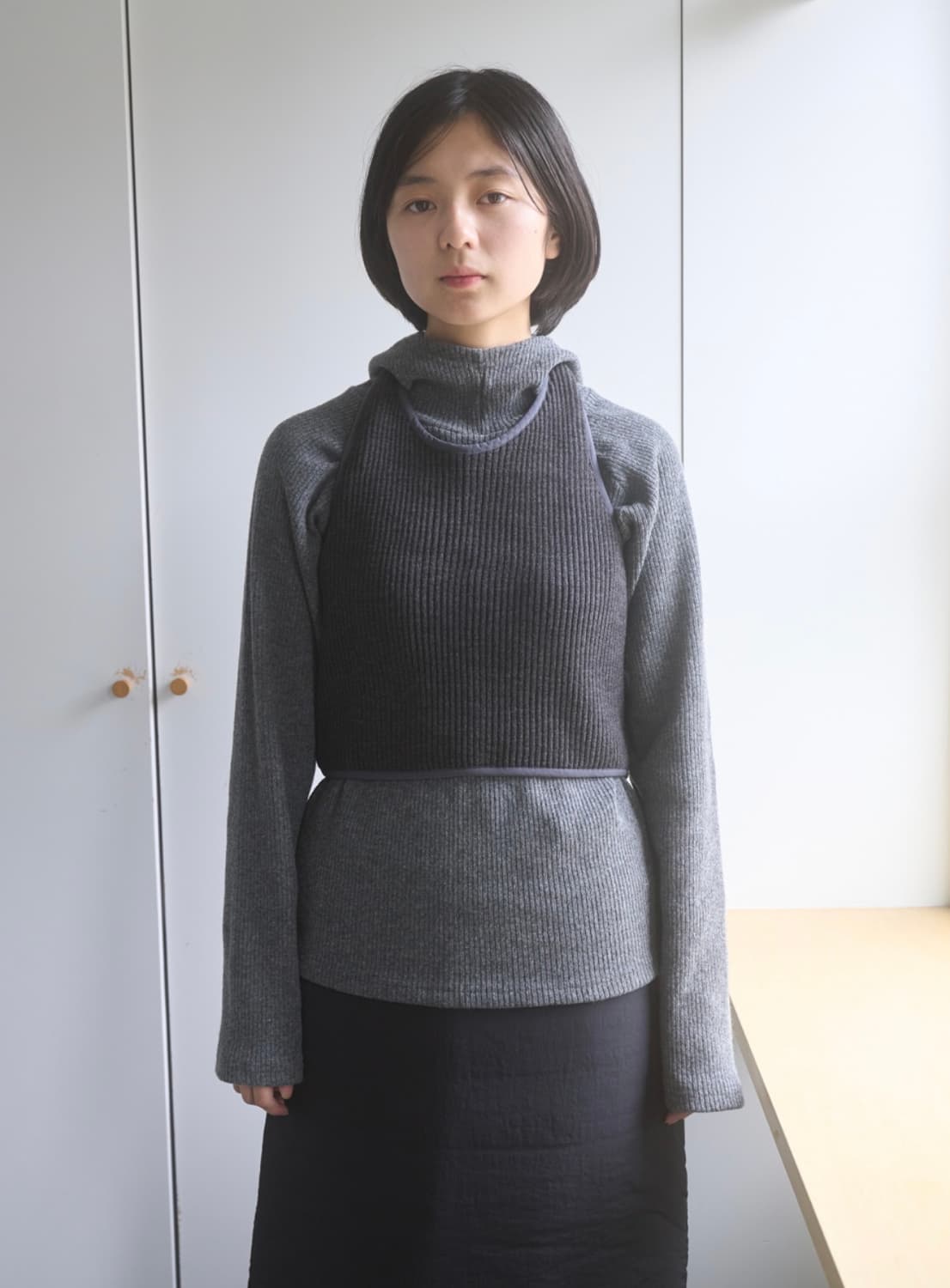 페스토 울 레이어드 탑 다크문 상품이미지2