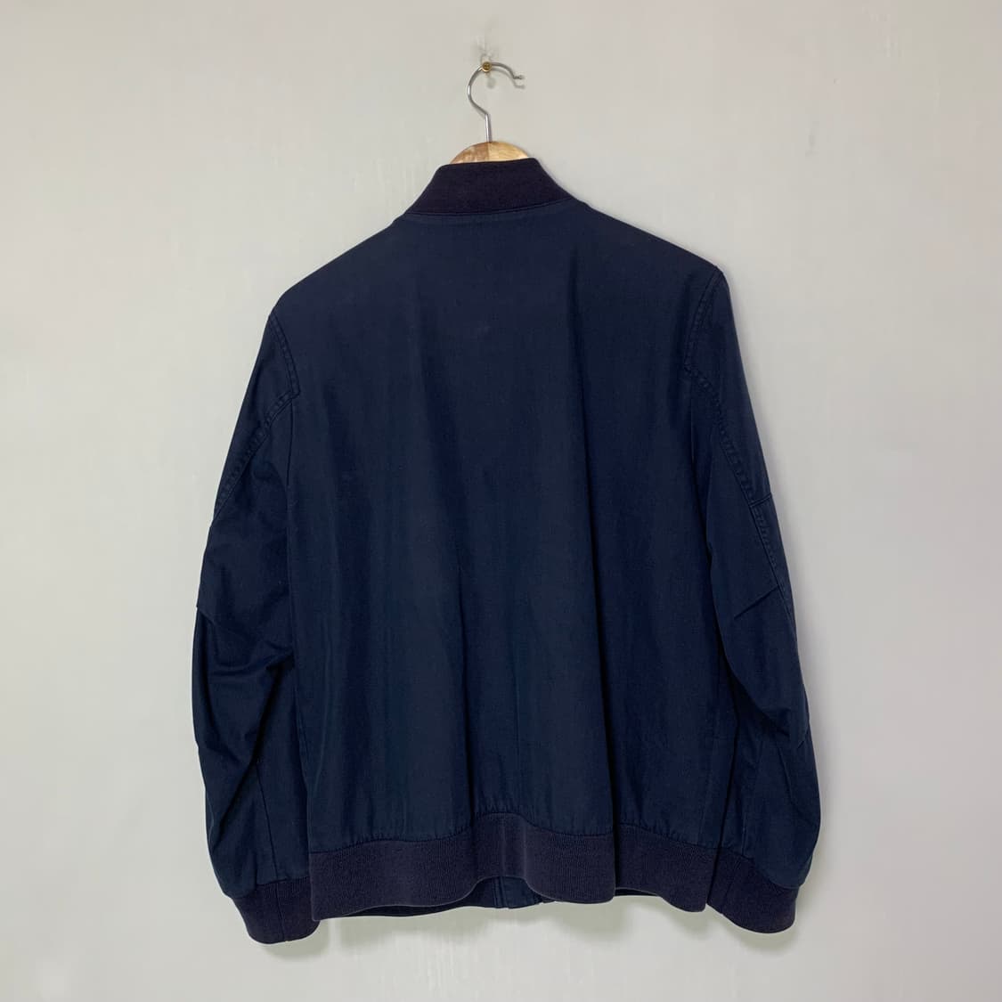 라코스테 빈티지 네이비 봄버 자켓 남녀공용 M 집업 상품이미지5