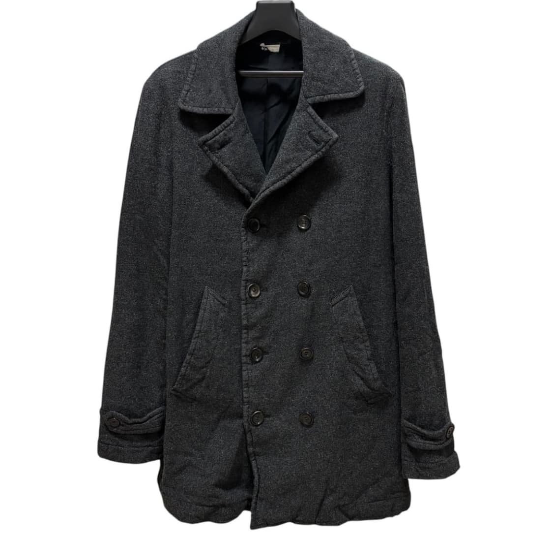 꼼데가르송 옴므 듀스 15AW 축융 울 피코트 상품이미지1