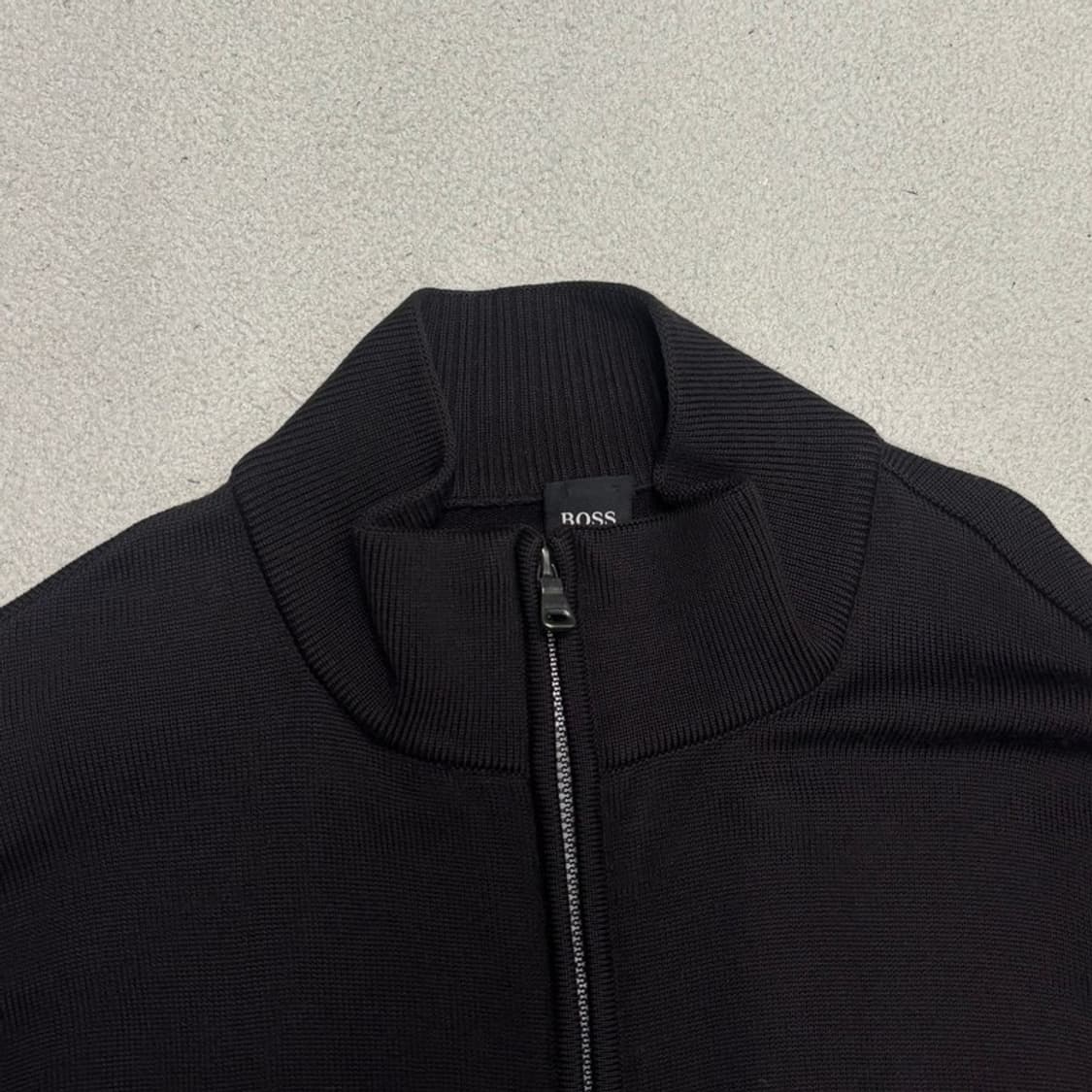 휴고보스 지퍼 니트 가디건 브라운 L 상품이미지4