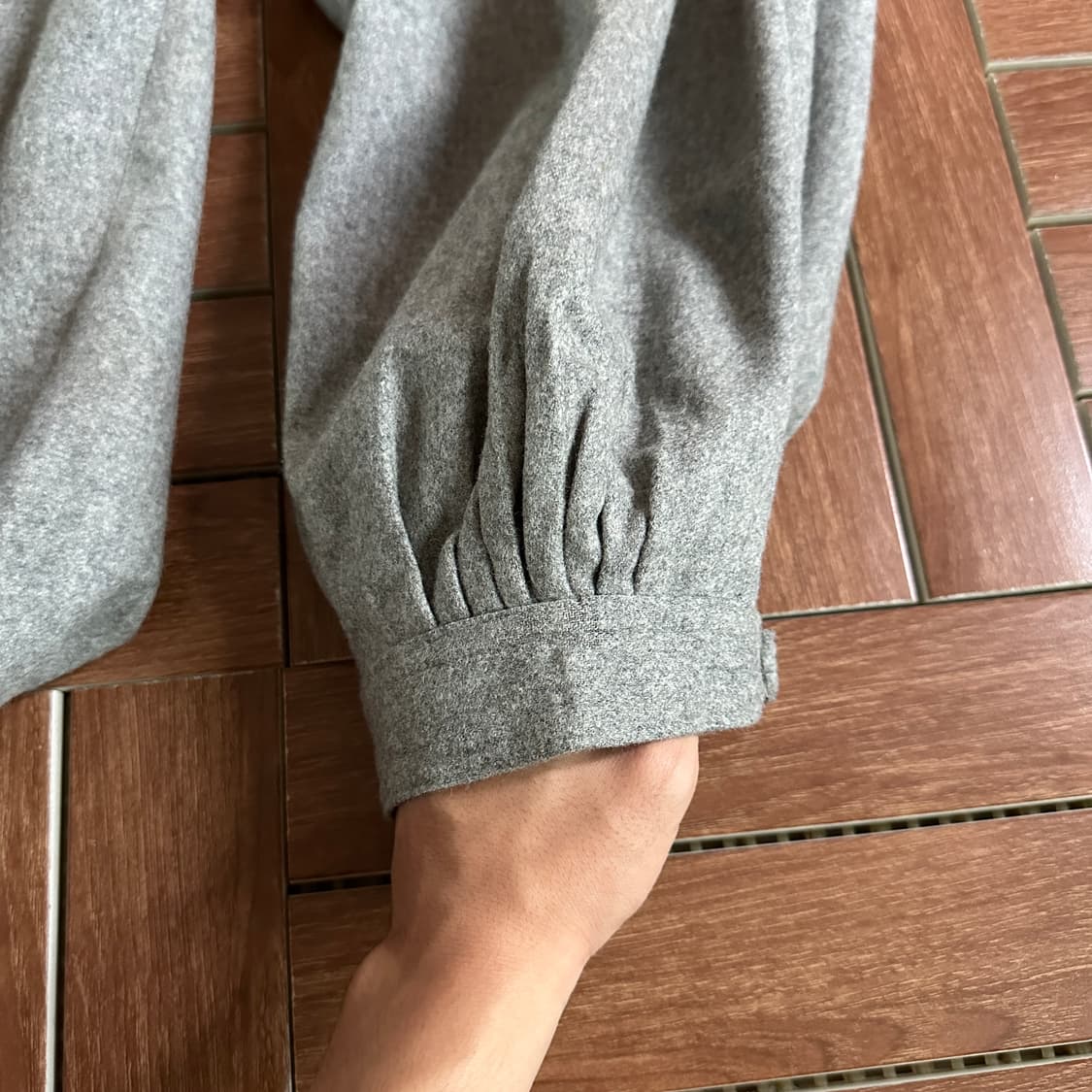 Vintage wool gray balloon trouser pants 상품이미지6