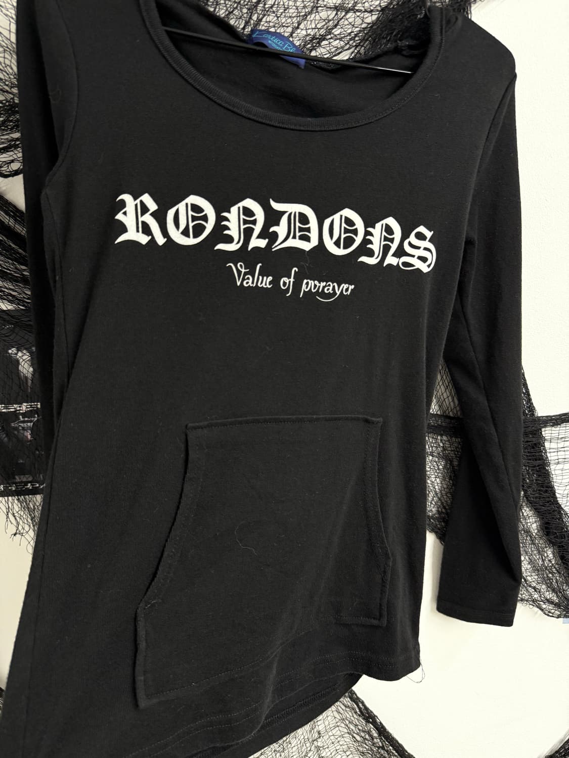 00s punk mood printing hoodie longsleeve 상품이미지4
