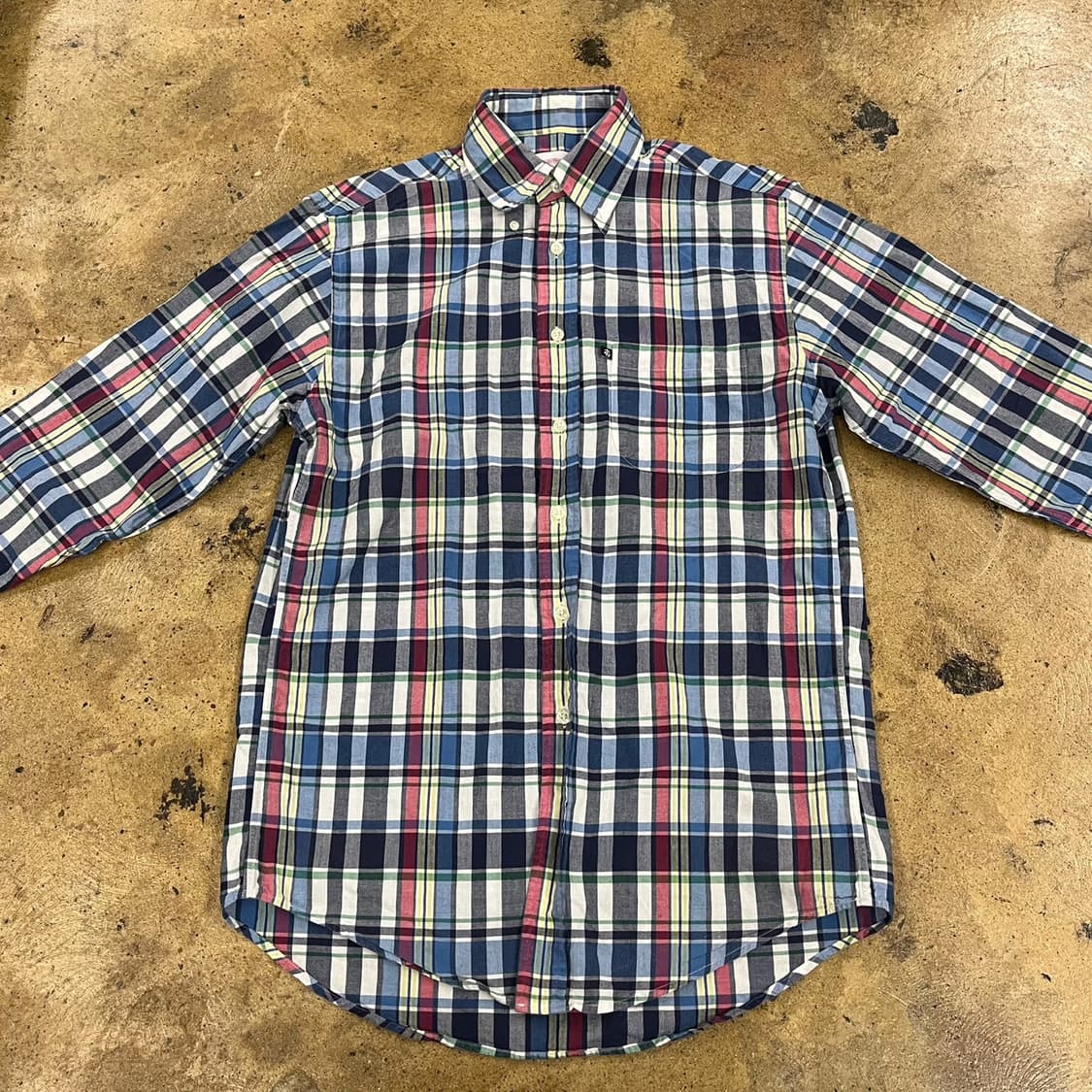 [정품/S] 브룩스 브라더스 체크 셔츠 b18 상품이미지3