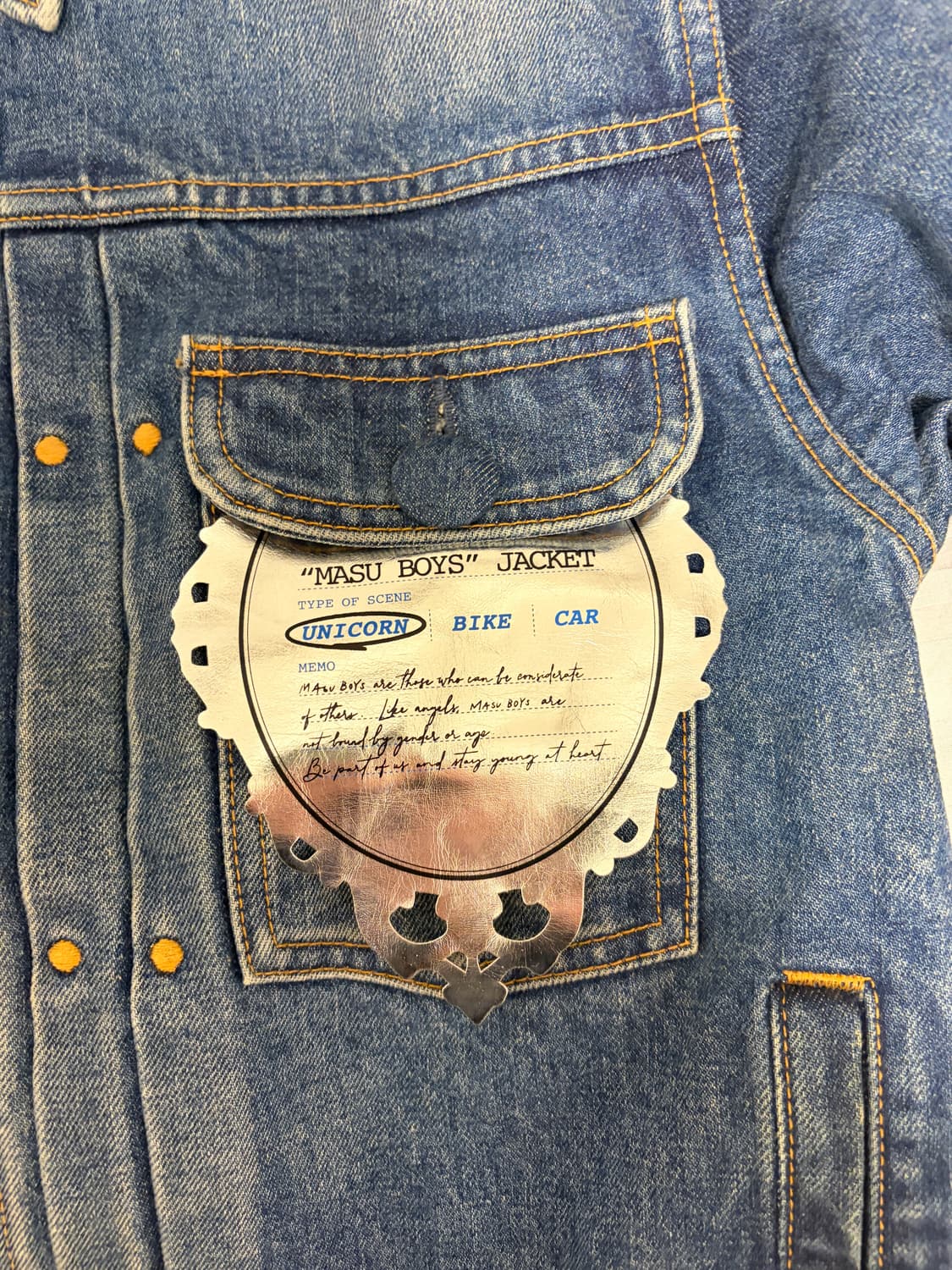 [48] MASU 마수 데님자켓 상품이미지4