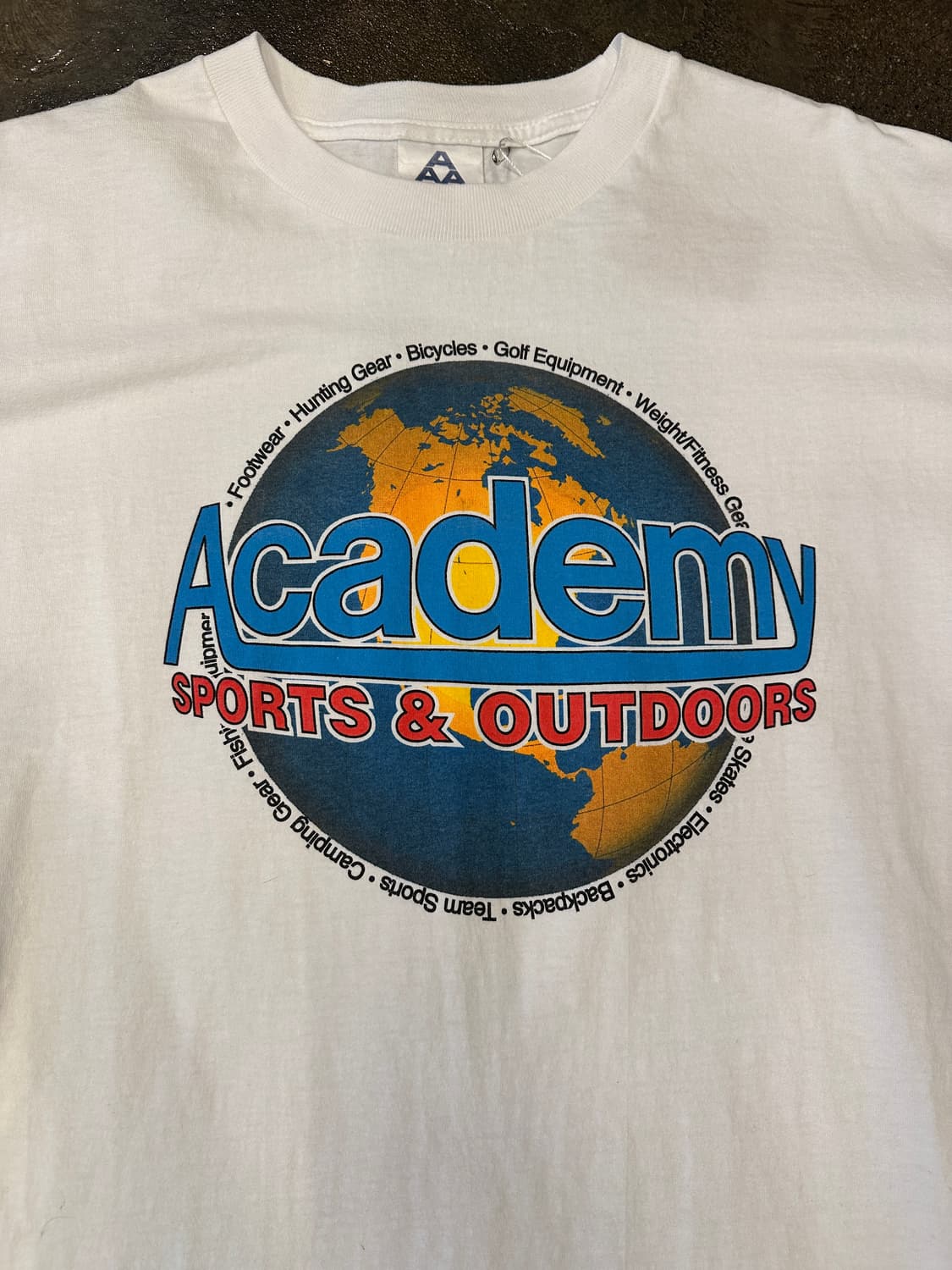 90s AAA made in USA 아카데미 스포츠 반팔티 XXL 상품이미지3