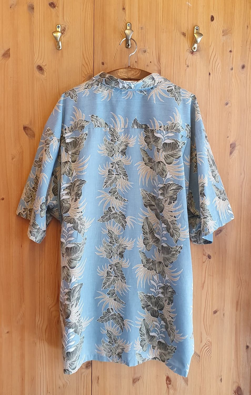 130(4XL).하와이안 셔츠(라이트블루) 상품이미지2