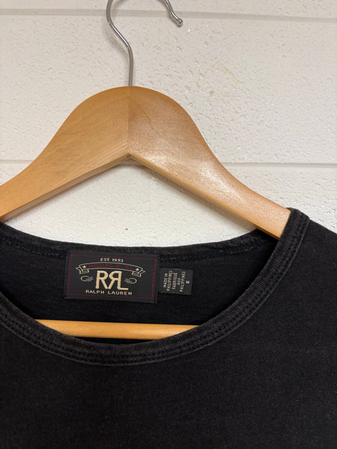 RRL 블랙 포켓 반팔 상품이미지3