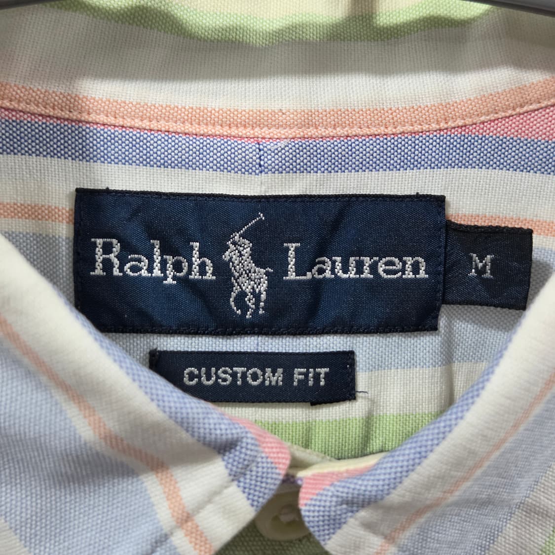 폴로랄프로렌 버튼다운 스트라이프 옥스포드 셔츠 M 상품이미지3