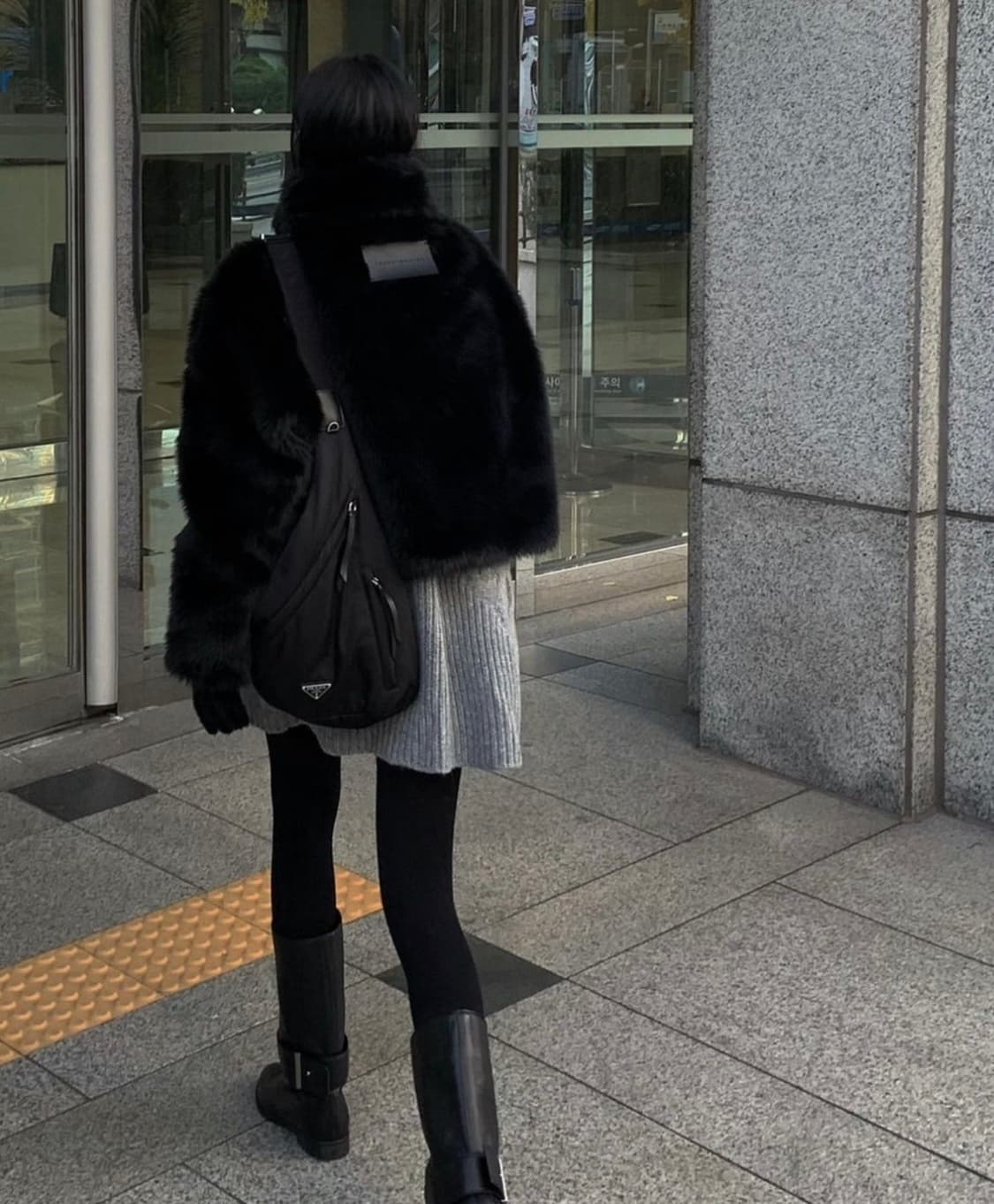 트리밍버드 하이넥 집업 퍼자켓 상품이미지2