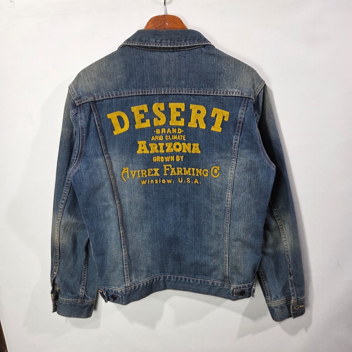 [Avirex] 아비렉스 데저트 백로고 데님자켓 상품이미지2