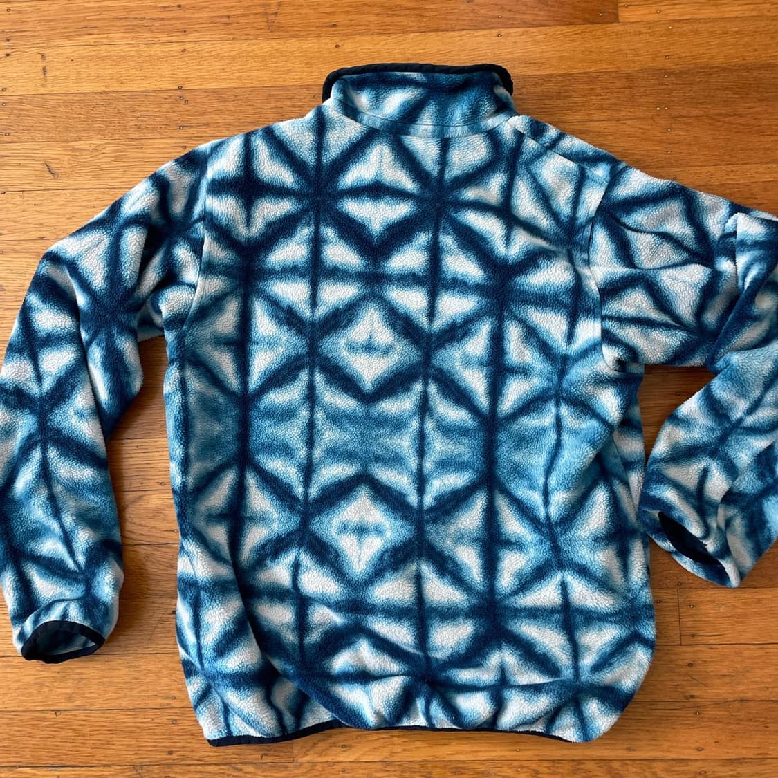 16FW 파타고니아 클래식 신칠라 스냅-티 플리스 풀오버 블루 타이다이 상품이미지4