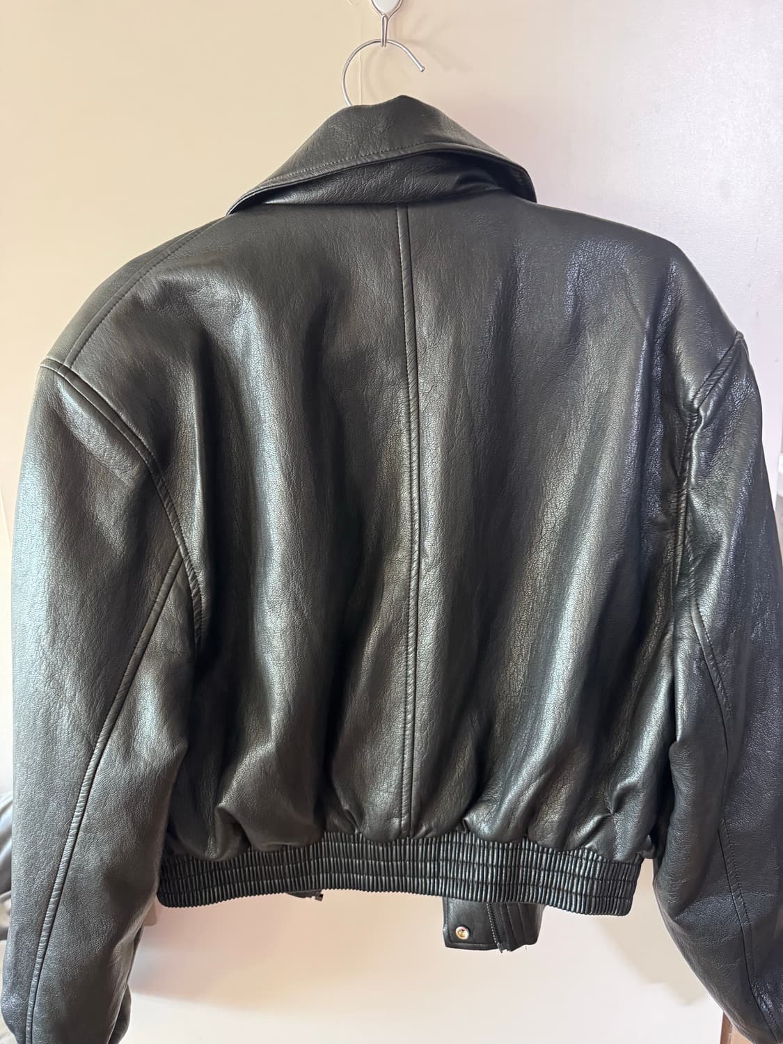 무르mur 크롭 가죽자켓 상품이미지4