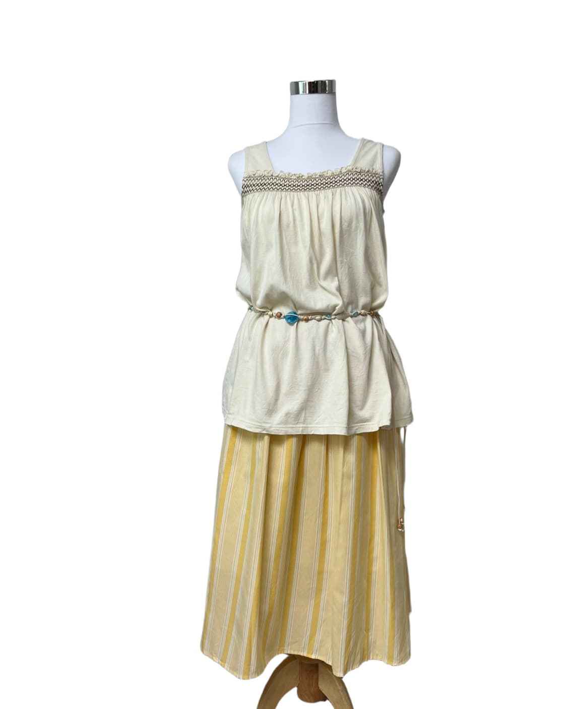 Ivory banding sleeveless 상품이미지5