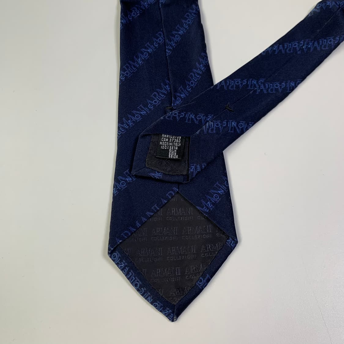 알마니(ARMANI) 신형라벨 모노그램 명품넥타이 이태리 100실크 상품이미지5