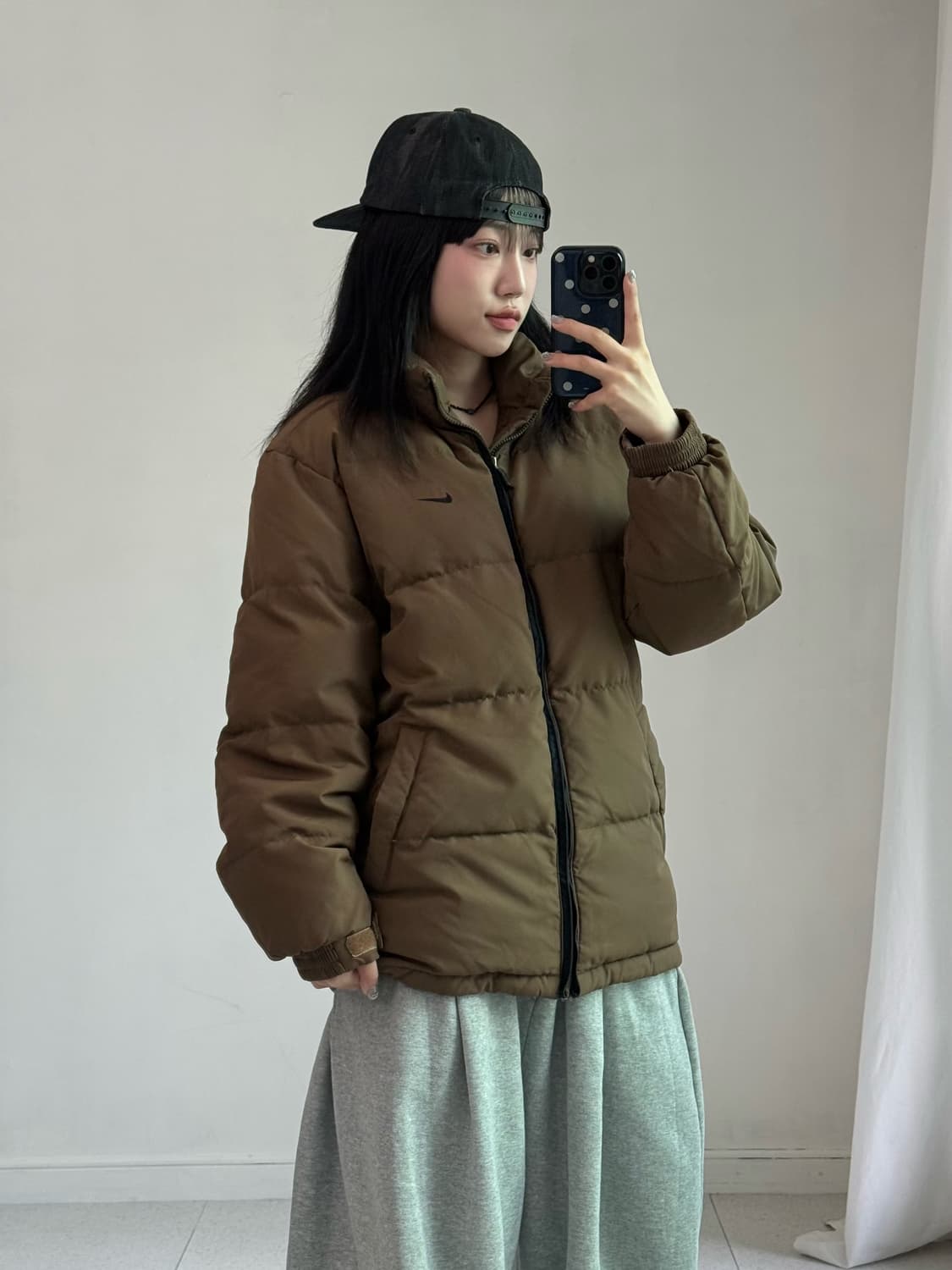 나이키 브라운 오리털 패딩 상품이미지2