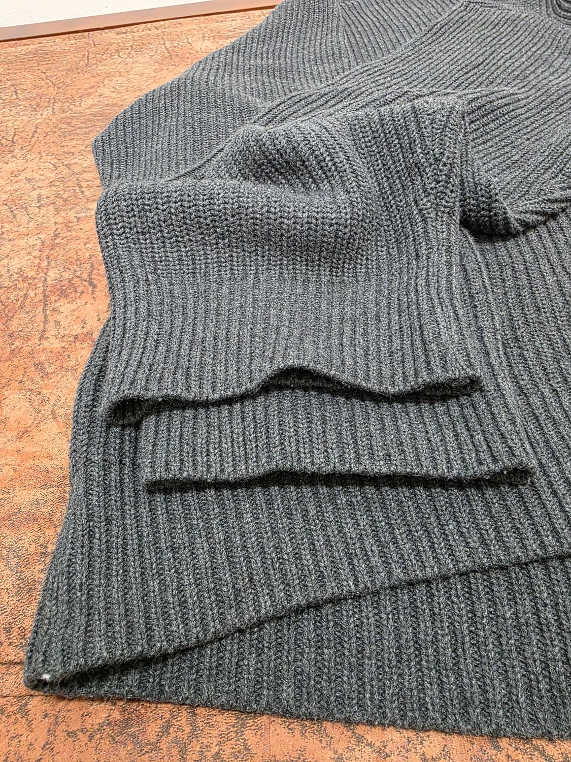 무신사스탠다드 라운드넥 골지 니트 XL 상품이미지5