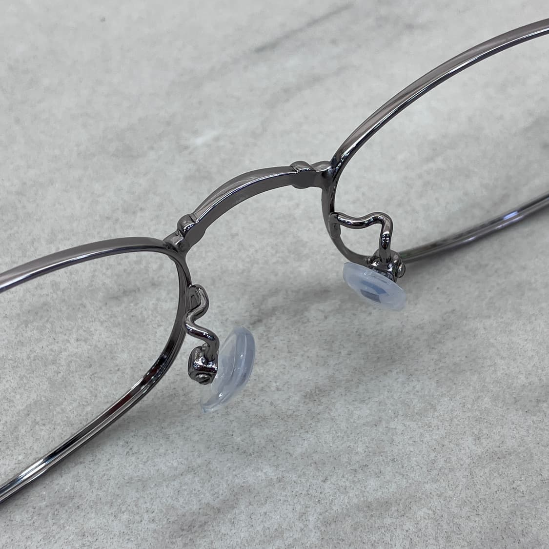 C56 PBL 긱시크 실버 슬림 스퀘어 메탈테 안경 상품이미지4