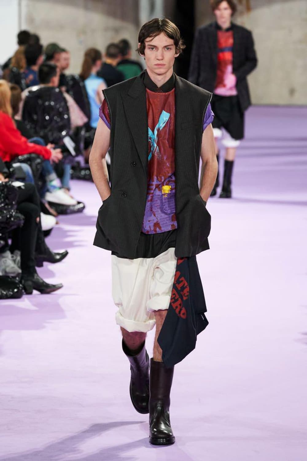 RAF SIMONS horizontal cut pants 44 상품이미지4