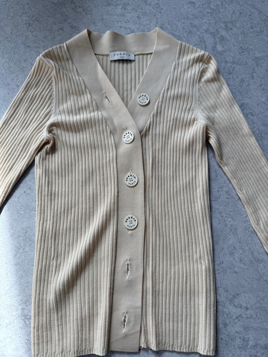 산드로 가브리엘 제니 골지 가디건 사이즈0 상품이미지1