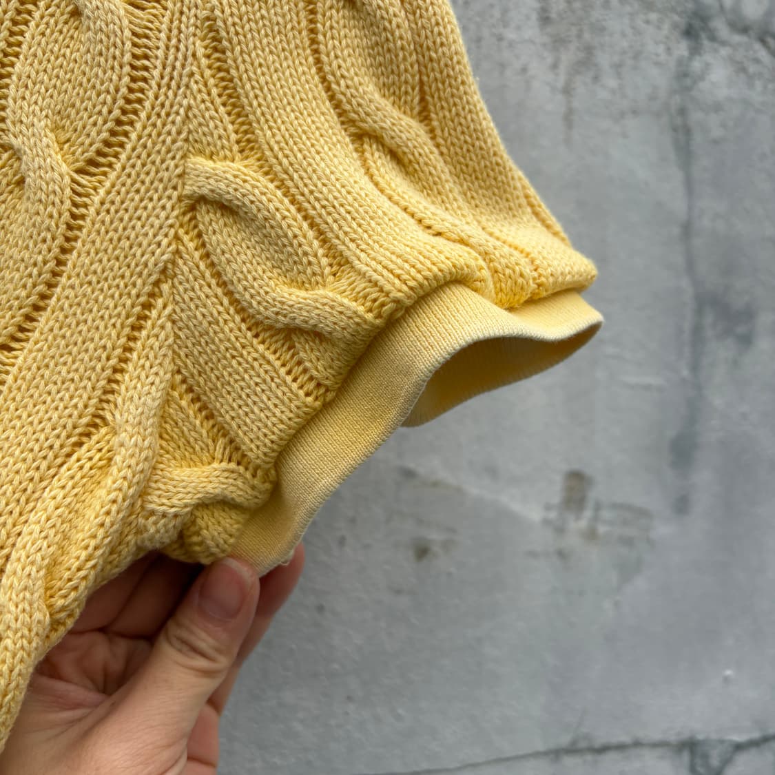 Polo 폴로 케이블 꽈배기 반팔 니트 상품이미지6