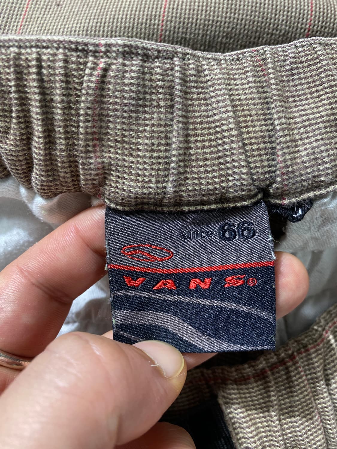 [L] 90-00s VANS 반스 멀티지퍼 체크 버뮤다팬츠 상품이미지8