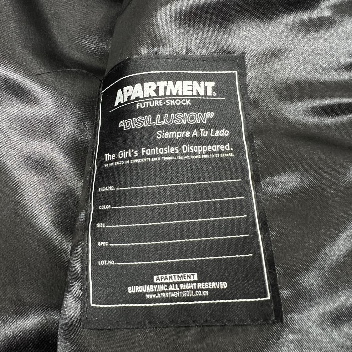 아파트먼트 체이싱 드림 레이싱 재킷 L 상품이미지10