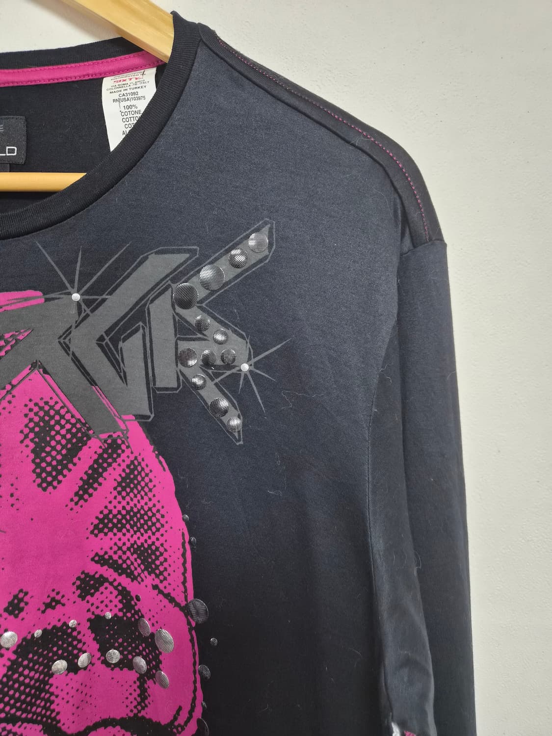 식스티Sixty y2k 빅프린팅 로고 티셔츠 XL - T10 상품이미지3